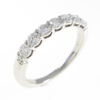 ティファニー ハーフサークル シェアドプロングセッティング リング