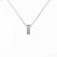 K18WG ダイヤモンドネックレス