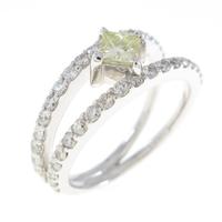 K18WG ダイヤモンドリング