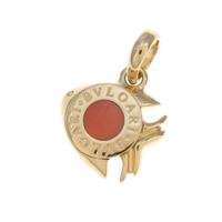 ブルガリ フィッシュ サンゴペンダント