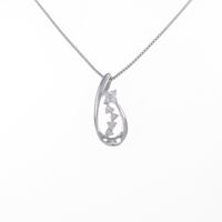 K14WG／K18WG ダイヤモンドネックレス