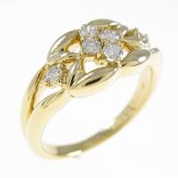 K18YG ダイヤモンドリング