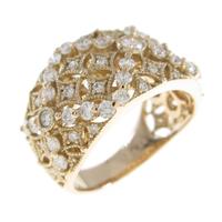 K18PG ダイヤモンドリング