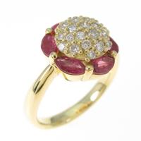 K18YG ルビーリング