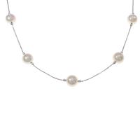 K18WG アコヤパールネックレス