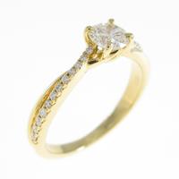 K18YG ダイヤモンドリング