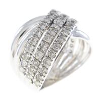 K18WG ダイヤモンドリング