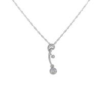 18KWG／750WG ダイヤモンドネックレス