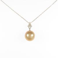 K18YG シロチョウパールネックレス