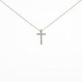 スタージュエリー クロス ダイヤモンドネックレス