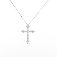 PT クロス ダイヤモンドネックレス