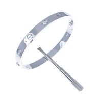 カルティエ ラブブレスレット ハーフダイヤ6P バングル