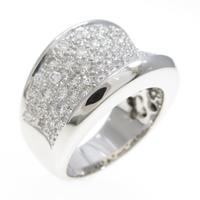 K18WG パヴェ ダイヤモンドリング