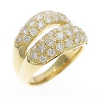 K18YG ダイヤモンドリング