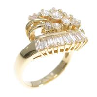 K18YG ダイヤモンドリング