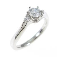 4゜C ダイヤモンドリング 0．238ct・D・VVS2・EXT
