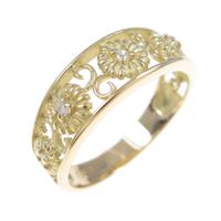 750YG ダイヤモンドリング