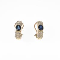 K18YG サファイヤピアス