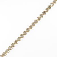 K18YG ダイヤモンドブレスレット