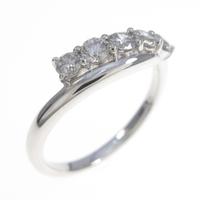 K18WG ダイヤモンドリング