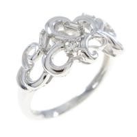 K18WG ダイヤモンドリング