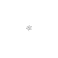 【リメイク】プラチナ／ST ダイヤモンドピアス 0．621ct・E・SI2・GOOD 片耳