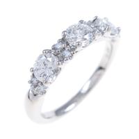 【リメイク】プラチナダイヤモンドリング 0．760ct・E・VS1・VG?GOOD