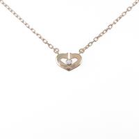 カルティエ Cハート スモール ネックレス
