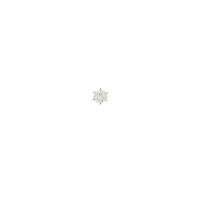 【リメイク】K18YGダイヤモンドピアス 0．387ct・K・VS2・FAIR 片耳