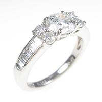 【リメイク】プラチナダイヤモンドリング 0．707ct・E・VVS1・3EXT・H＆C