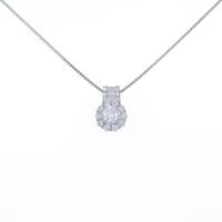 【新品】プラチナダイヤモンドネックレス 0．285ct・E・SI2・VG