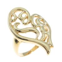 K18YG ハート リング