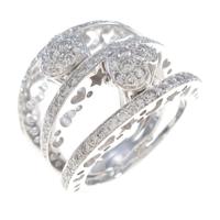 ポンテヴェキオ ハート ダイヤモンドリング