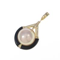 K18YG マベパールペンダント