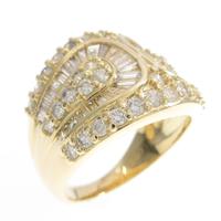 K18YG ダイヤモンドリング