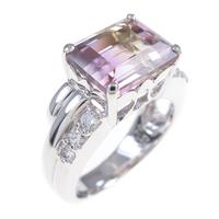 K18WG アメトリンリング