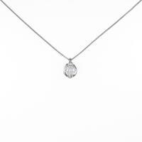 プラチナダイヤモンドネックレス 0．326ct・G・I1・VG