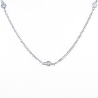 750WG ダイヤモンドネックレス