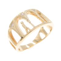 K18YG ダイヤモンドリング