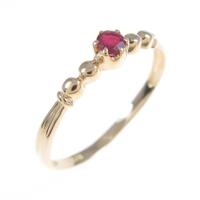 K18YG ルビーリング