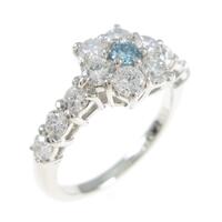 PT フラワー ダイヤモンドリング