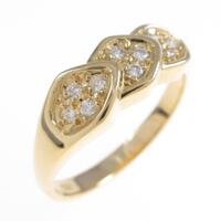 K18YG ダイヤモンドリング