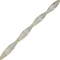 K18YG／K18WG ダイヤモンドブレスレット