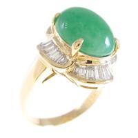 K18YG／K18WG ヒスイリング