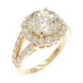 K18YG ダイヤモンドリング 2．555ct・LY・VS1・GOOD