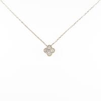 【リメイク】K18YG フラワー ダイヤモンドネックレス