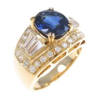 K18YG サファイヤリング