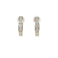 K18YG ダイヤモンドイヤリング