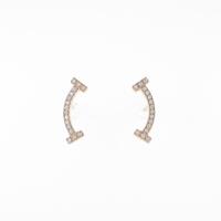 ティファニー Tスマイル ピアス