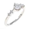 プラチナダイヤモンドリング 0．278ct・F・VVS2・EXT